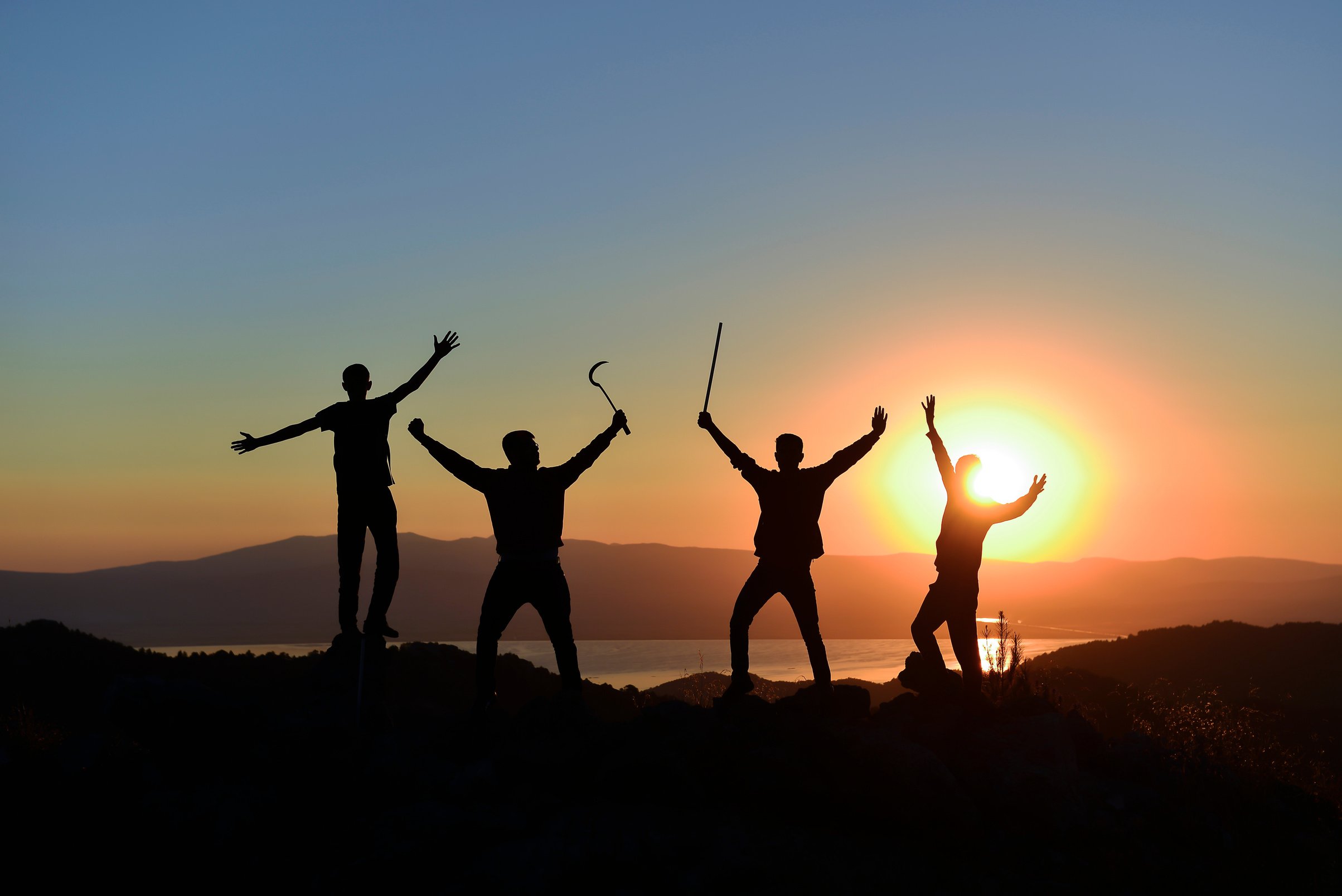 discovery, morning sport and adventurous youth